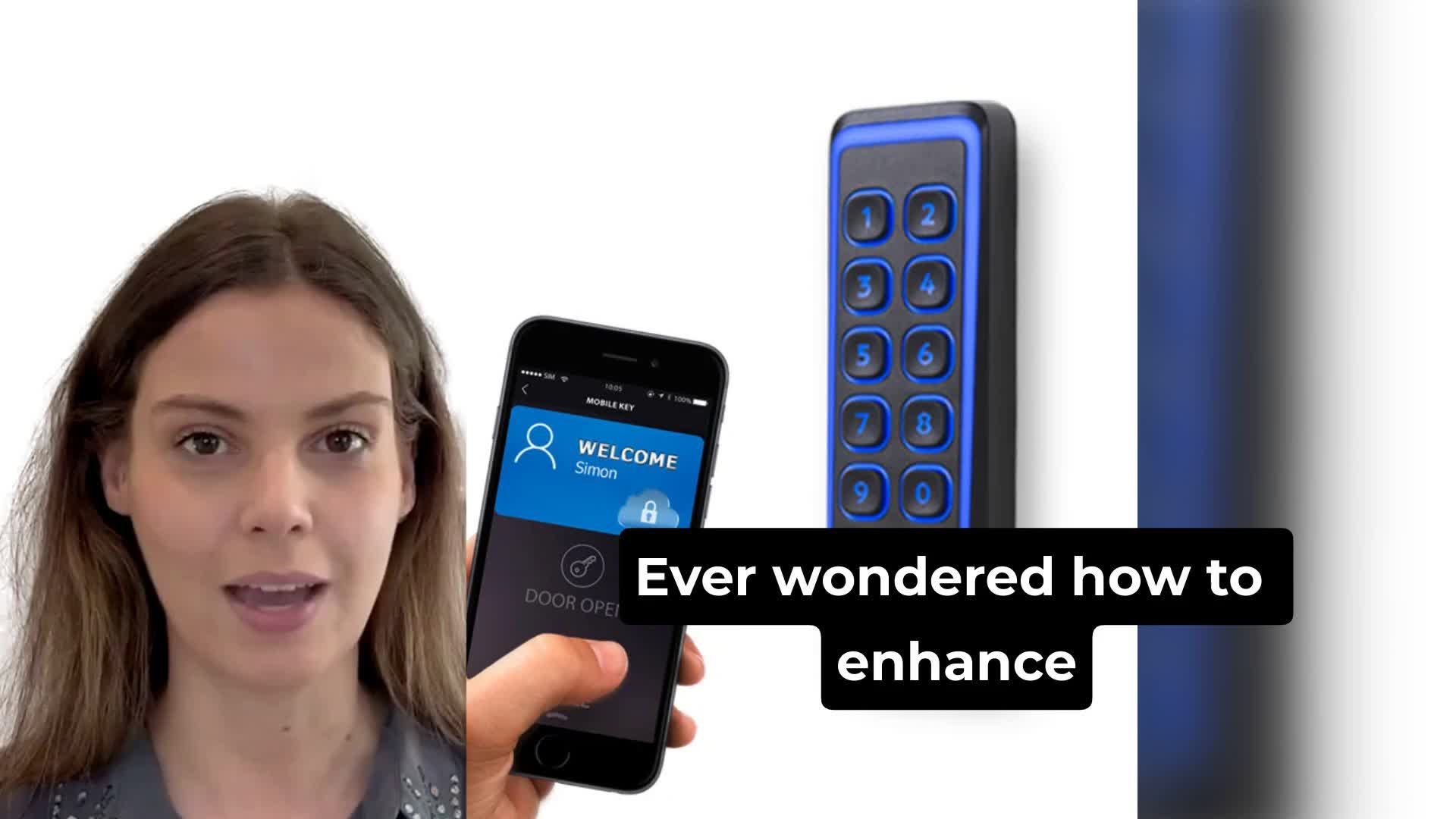 Wiegand 26/34 Tastiera di controllo accessi RFID Lettore di schede magnetiche per porte