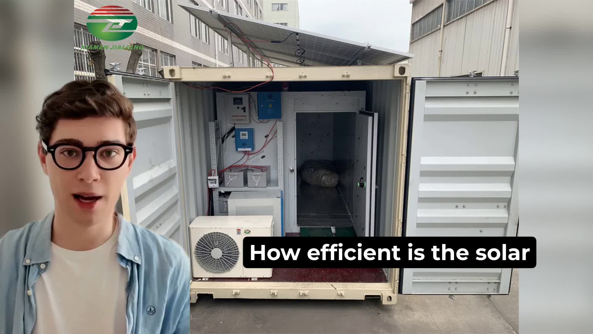 20ft & 40ft Containerized Cold Room Solar Powered Mobile Freezer ...