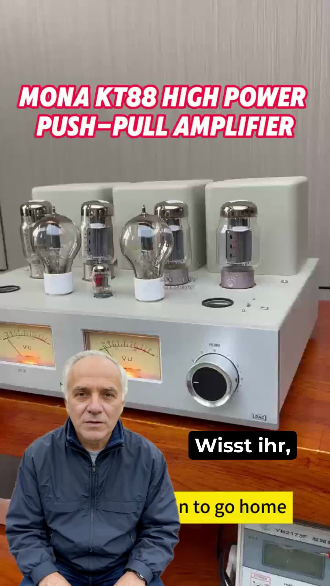Mona KT88 Push-Pull Audio Processor - High-End Amplifier